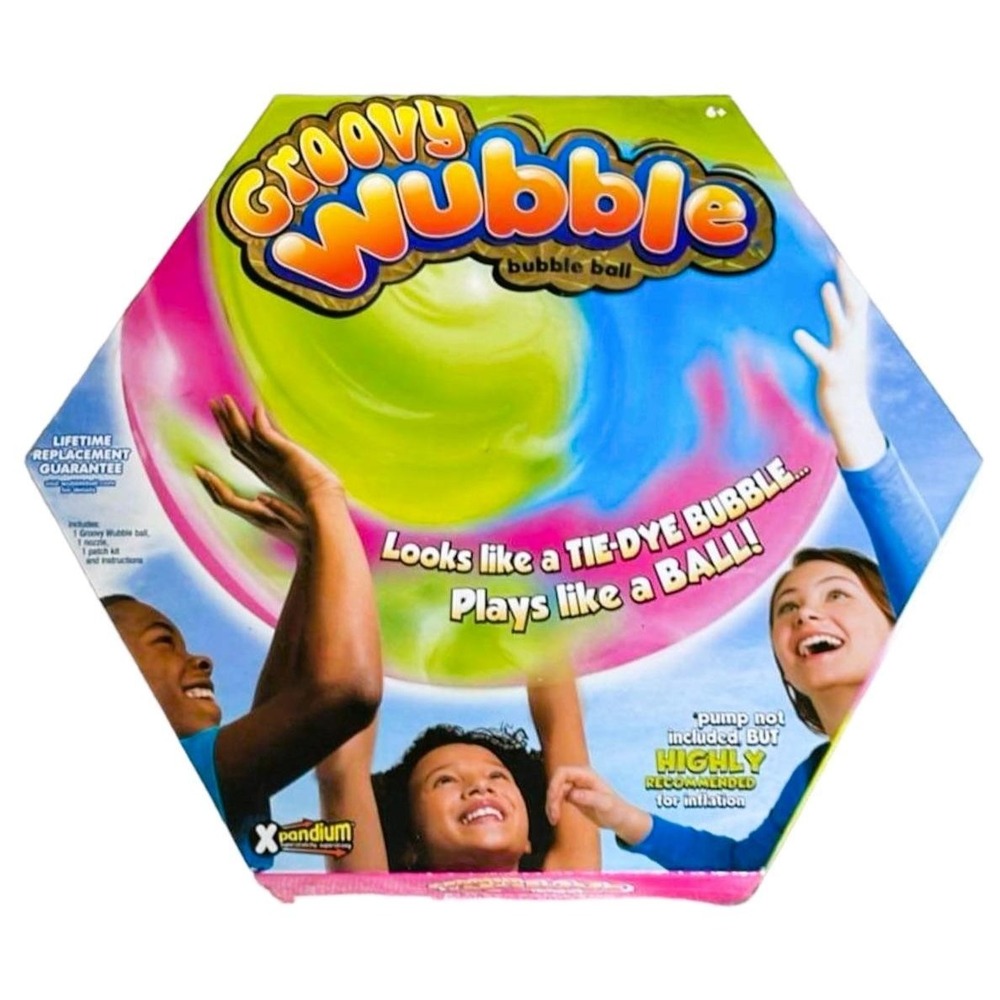 NEW Groovy Wubble Bubble Ball Tie Dye Pump NOT Included Plays Like a Ball
